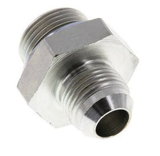 JIC Doppelnippel G3/4'' x UNF 7/8''-14 Stahl NBR 210bar (2950.5psi)