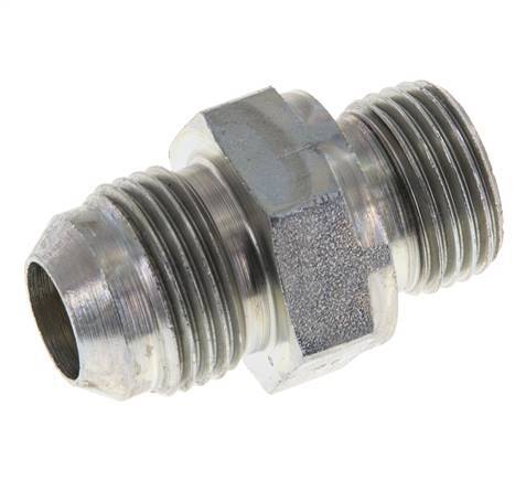 JIC Double Nipple G1/2'' x UNF 7/8''-14 Steel NBR 210bar (2950.5psi) [2 Pieces]