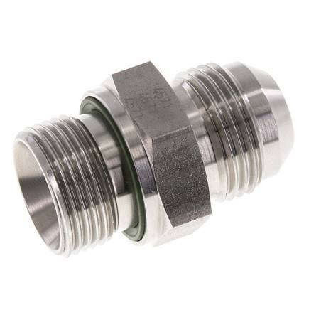 JIC Doppelnippel G3/4'' x UN 1-1/16''-12 Edelstahl FKM 210bar (2950.5psi)