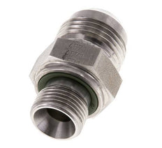 JIC Doppelnippel G3/8'' x UNF 7/8''-14 Edelstahl FKM 210bar (2950.5psi)