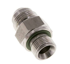 JIC Doppelnippel G3/8'' x UNF 3/4''-16 Edelstahl FKM 275bar (3863.75psi)