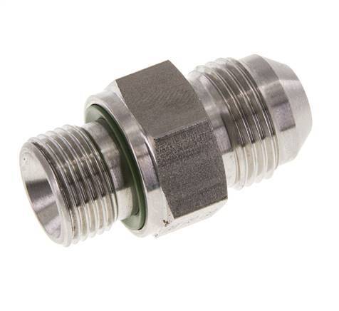 JIC Doppelnippel G3/8'' x UNF 3/4''-16 Edelstahl FKM 275bar (3863.75psi)