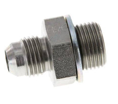 JIC Double Nipple G3/8'' x UNF 9/16''-18 Steel NBR 275bar (3863.75psi) [2 Pieces]