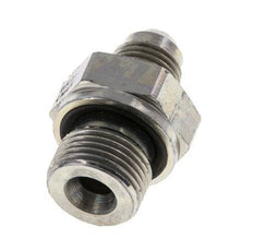 JIC Double Nipple G3/8'' x UNF 1/2''-20 Steel NBR 275bar (3863.75psi) [2 Pieces]