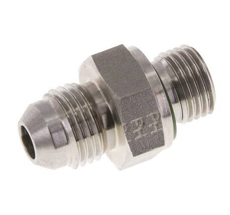 JIC Doppelnippel G1/4'' x UNF 9/16''-18 Edelstahl FKM 275bar (3863.75psi)