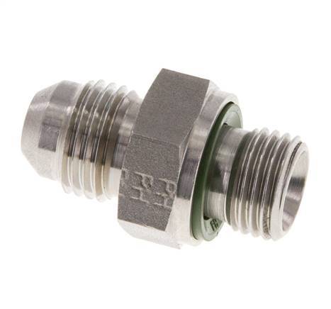 JIC Doppelnippel G1/4'' x UNF 9/16''-18 Edelstahl FKM 275bar (3863.75psi)