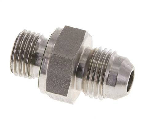 JIC Doppelnippel G1/4'' x UNF 9/16''-18 Edelstahl FKM 275bar (3863.75psi)