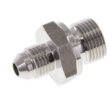 JIC Doppelnippel G3/8'' x UNF 1/2''-20 Edelstahl FKM 275bar (3863.75psi)