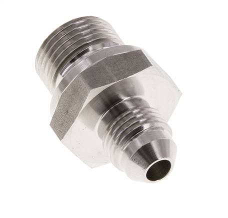 JIC Doppelnippel G3/8'' x UNF 1/2''-20 Edelstahl FKM 275bar (3863.75psi)