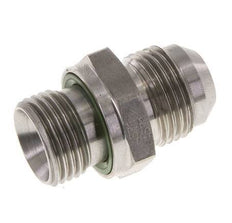 JIC Doppelnippel G1/2'' x UNF 7/8''-14 Edelstahl FKM 210bar (2950.5psi)