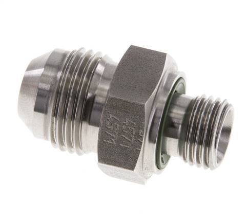 JIC Doppelnippel G1/4'' x UNF 3/4''-16 Edelstahl FKM 275bar (3863.75psi)