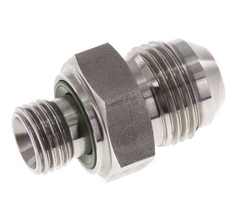 JIC Doppelnippel G1/4'' x UNF 3/4''-16 Edelstahl FKM 275bar (3863.75psi)