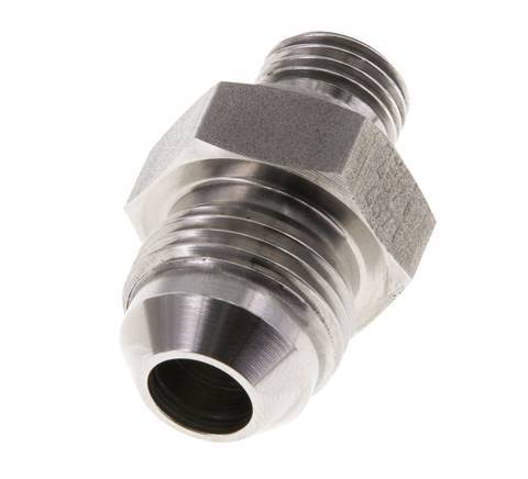JIC Doppelnippel G1/4'' x UNF 3/4''-16 Edelstahl FKM 275bar (3863.75psi)