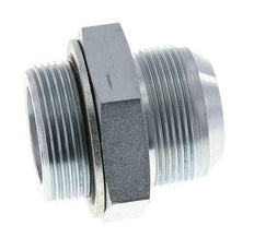 JIC-Doppelnippel G1 1/2'' x UN 1-7/8''-12 Stahl NBR 105bar (1475.25psi)