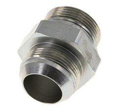 JIC Doppelnippel G1 1/4'' x UN 1-5/8''-12 Stahl NBR 140bar (1967.0psi)