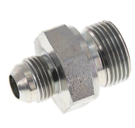 JIC Doppel-Nippel G3/4'' x UNF 3/4''-16 Stahl NBR 275bar (3863.75psi)