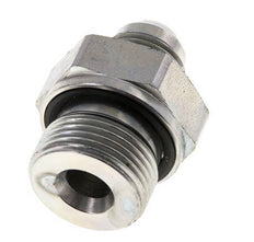 JIC Doppel-Nippel G3/4'' x UNF 3/4''-16 Stahl NBR 275bar (3863.75psi)