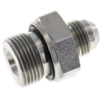 JIC Doppel-Nippel G3/4'' x UNF 3/4''-16 Stahl NBR 275bar (3863.75psi)
