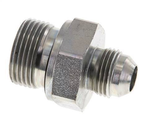 JIC Doppel-Nippel G3/4'' x UNF 3/4''-16 Stahl NBR 275bar (3863.75psi)