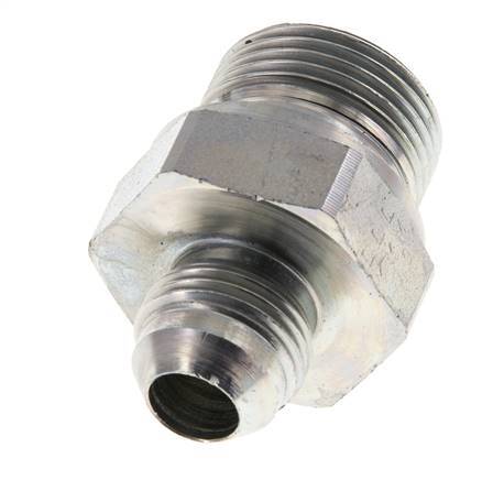 JIC Doppel-Nippel G3/4'' x UNF 3/4''-16 Stahl NBR 275bar (3863.75psi)