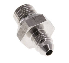 JIC Doppelnippel G1/4'' x UNF 7/16''-20 Edelstahl FKM 310bar (4355.5psi)