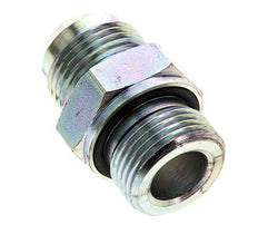 JIC Doppelnippel M27 X 2 x UN 1-1/16''-12 Stahl NBR 210bar (2950.5psi)