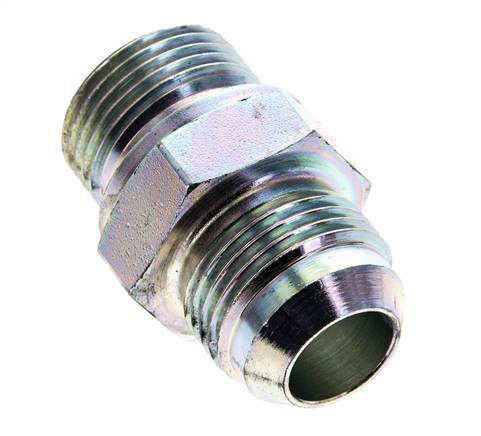 JIC Doppelnippel M27 X 2 x UN 1-1/16''-12 Stahl NBR 210bar (2950.5psi)