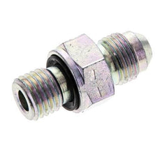 JIC Doppelnippel M12 X 1,5 x UNF 1/2''-20 Stahl NBR 275bar (3863.75psi)