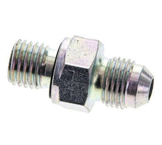 JIC Doppelnippel M12 X 1,5 x UNF 1/2''-20 Stahl NBR 275bar (3863.75psi)