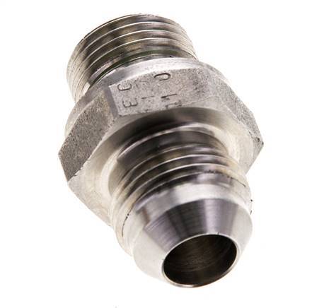 JIC Doppelnippel M18 X 1.5 x UNF 3/4''-16 Edelstahl FKM 275bar (3863.75psi)