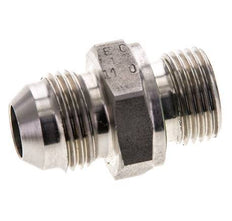 JIC Doppelnippel M18 X 1.5 x UNF 3/4''-16 Edelstahl FKM 275bar (3863.75psi)