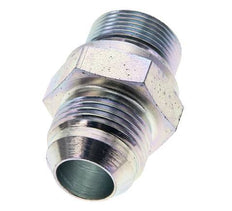 JIC Doppelnippel M26 X 1,5 x UN 1-1/16''-12 Stahl NBR 210bar (2950,5psi)