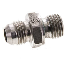 JIC Doppelnippel M14 X 1.5 x UNF 9/16''-18 Edelstahl FKM 275bar (3863.75psi)