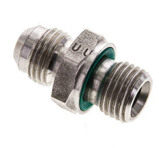 JIC Doppelnippel M14 X 1.5 x UNF 9/16''-18 Edelstahl FKM 275bar (3863.75psi)