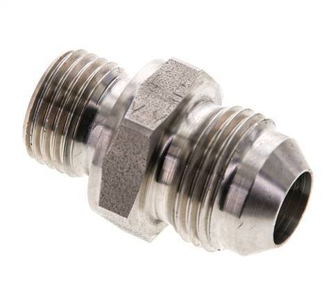 JIC Doppelnippel M16 X 1.5 x UNF 3/4''-16 Edelstahl FKM 275bar (3863.75psi)