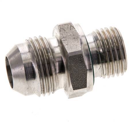 JIC Doppelnippel M16 X 1.5 x UNF 3/4''-16 Edelstahl FKM 275bar (3863.75psi)