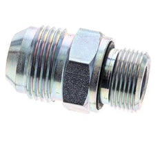 JIC Doppelnippel M22 X 1,5 x UN 1-1/16''-12 Stahl NBR 210bar (2950,5psi)