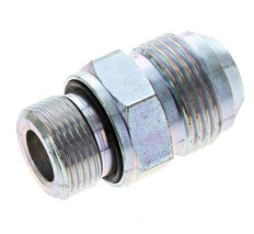 JIC Doppelnippel M22 X 1,5 x UN 1-1/16''-12 Stahl NBR 210bar (2950,5psi)