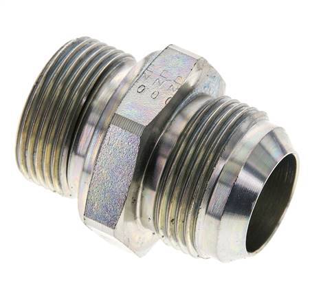 JIC Doppelnippel M33 X 2 x UN 1-5/16''-12 Stahl NBR 170bar (2388.5psi)