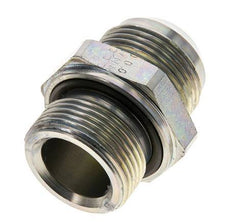 JIC Doppelnippel M33 X 2 x UN 1-5/16''-12 Stahl NBR 170bar (2388.5psi)