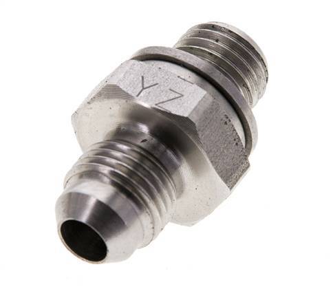 JIC Doppelnippel M12 X 1.5 x UNF 1/2''-20 Edelstahl FKM 275bar (3863.75psi)