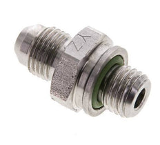 JIC Doppelnippel M12 X 1.5 x UNF 1/2''-20 Edelstahl FKM 275bar (3863.75psi)