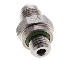 JIC Doppelnippel M12 X 1.5 x UNF 1/2''-20 Edelstahl FKM 275bar (3863.75psi)