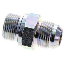 JIC-Doppelnippel M22 X 1,5 x UNF 7/8''-14 Stahl NBR 210bar (2950,5psi)