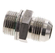 JIC Doppelnippel M27 X 2 x UN 1-1/16''-12 Edelstahl FKM 210bar (2950.5psi)