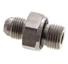 JIC Doppelnippel M16 X 1,5 x UNF 9/16''-18 Edelstahl FKM 275bar (3863.75psi)