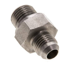 JIC Doppelnippel M16 X 1,5 x UNF 9/16''-18 Edelstahl FKM 275bar (3863.75psi)