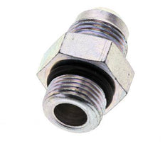 JIC Doppelnippel M18 X 1,5 x UNF 3/4''-16 Stahl NBR 275bar (3863.75psi)