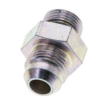JIC Doppelnippel M18 X 1,5 x UNF 3/4''-16 Stahl NBR 275bar (3863.75psi)