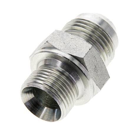 JIC Double Nipple M20 X 1.5 x UNF 7/8''-14 Steel NBR 210bar (2950.5psi)